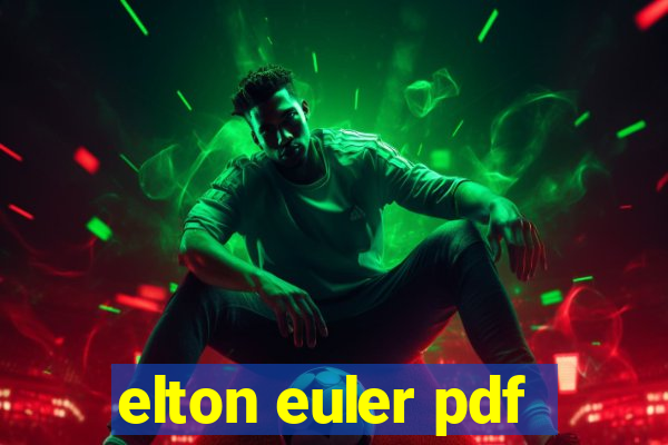 elton euler pdf